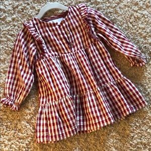 Zara plaid dress